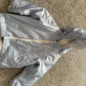 Columbia White Kids' Jacket with Interior ID Patch